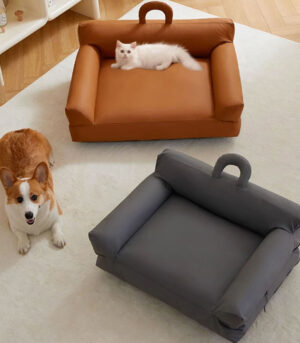 Modern Waterproof Comfortable Backrest Dog & Cat Sofa Bed