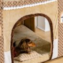 Cozy Orthopedic Kids Indoor Play Castle Bed Dog Tent Bed - Fairytale Dreamland