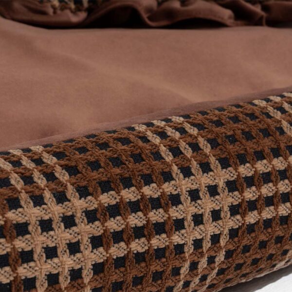 Classic Luxury Floral Washable Cozy Bolster Dog Pillow Bed- Bliss Napper - Image 11