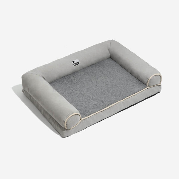 Faux Fleece & Suede Full Support Orthopedic Dog Bed - Image 18