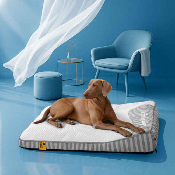 Extra Large Cooling Washable Rectangle Orthopedic Dog Bed - Cooling Nap - Image 14