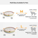 Handcrafted Stripe Calming Pet Bed - Timeless Nest