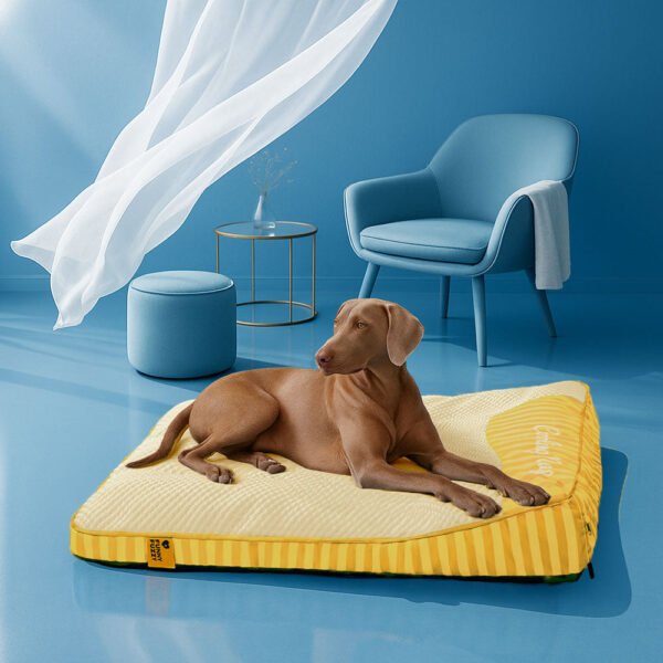 Extra Large Cooling Washable Rectangle Orthopedic Dog Bed - Cooling Nap - Image 15