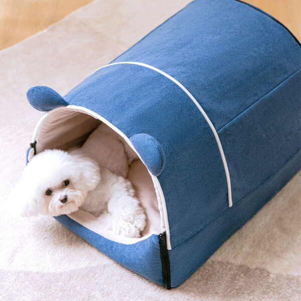 2 in 1 Cute Bear Ears Removable Dog House - Image 7