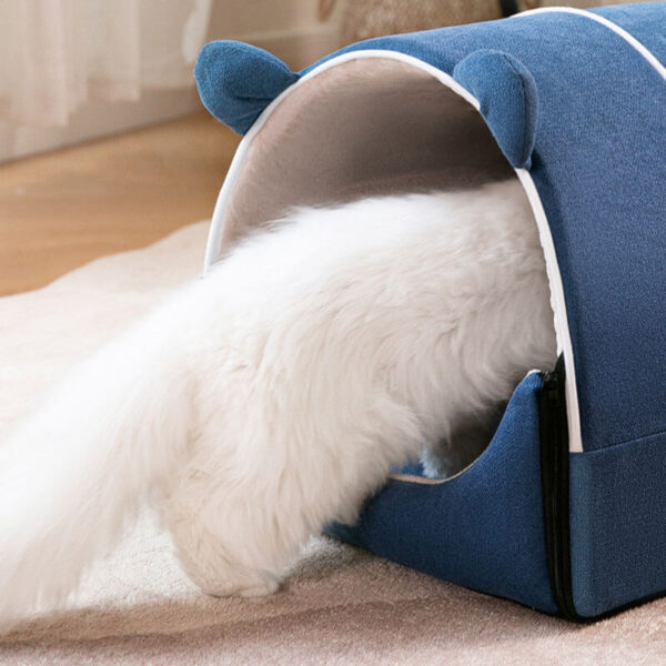 2 in 1 Cute Bear Ears Removable Dog House - Image 9