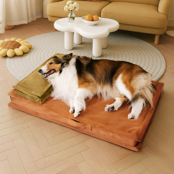 Anti-Anxiety with Sponge Support Deep Sleeping Dog Bed - Image 14