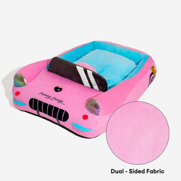 Classic Convertible Race Car Bolster Pet Bed - Fast＆Fur - Image 15