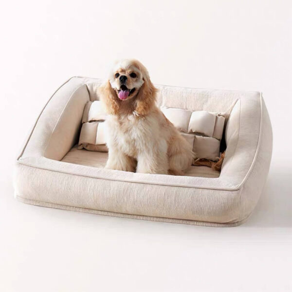 Comfort Orthopedic Support Dog Sofa Bed with Pillows - Image 11