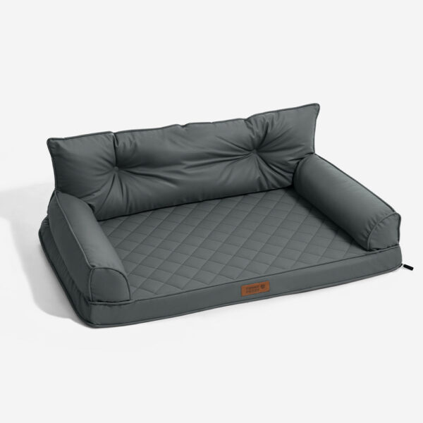 Luxe Faux Leather Foldable Orthopedic Large Dog Bed - CoreLounge - Image 19