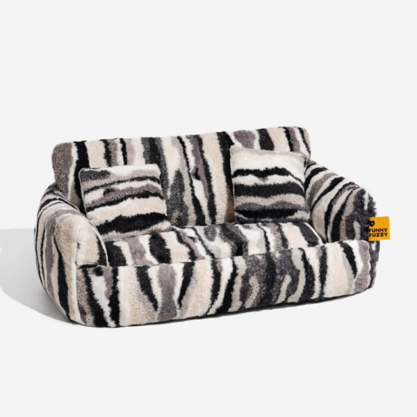 Nordic Fluffy Extra Large Cozy Dog & Cat Sofa Bed - Image 13