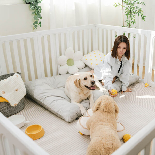 Dual-Sided Cozy Plush Calming Washable Dog Mats - Image 9