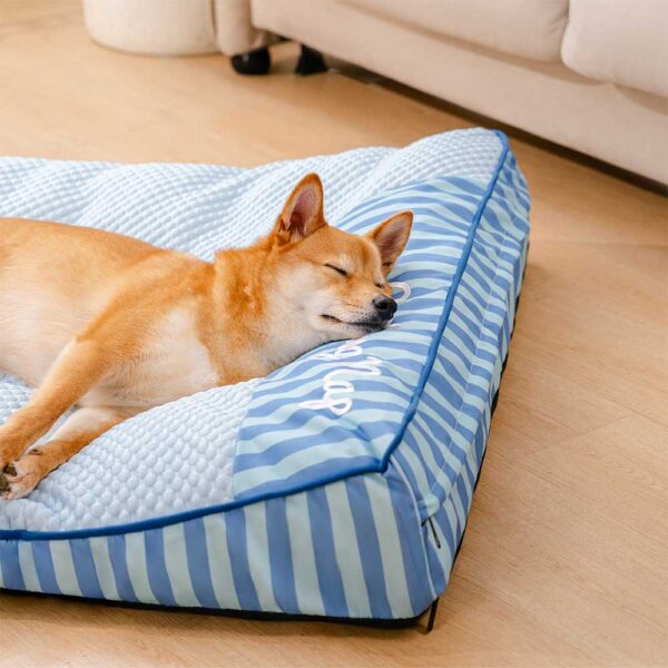Extra Large Cooling Washable Rectangle Orthopedic Dog Bed - Cooling Nap - Image 2