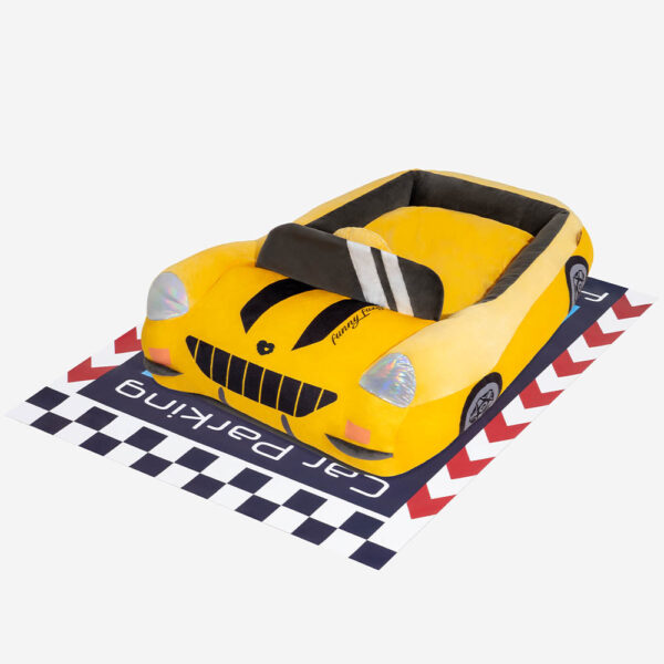 Classic Convertible Race Car Bolster Pet Bed - Fast＆Fur - Image 19
