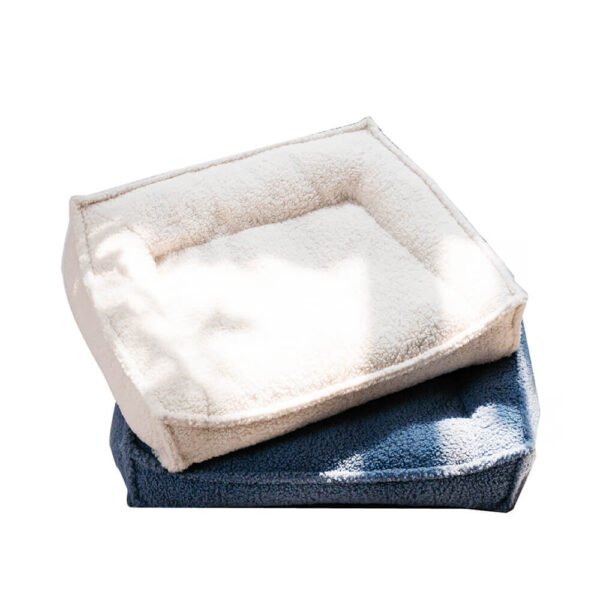 Curved Support Teddy Fabric Waterproof Dog & Cat Bed - Image 19