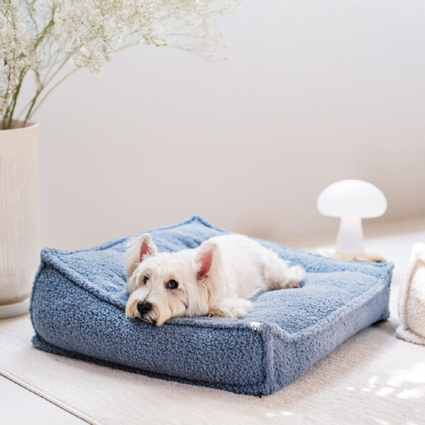 Curved Support Teddy Fabric Waterproof Dog & Cat Bed - Image 15