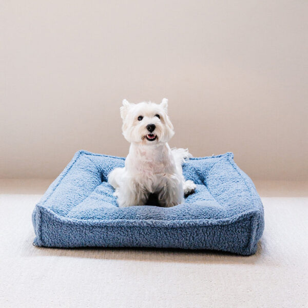 Curved Support Teddy Fabric Waterproof Dog & Cat Bed - Image 14
