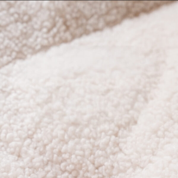 Curved Support Teddy Fabric Waterproof Dog & Cat Bed - Image 4