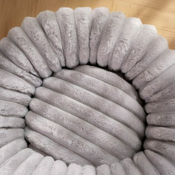 Ultra-Soft Plush Round Donut Support Dog & Cat Bed - Image 3