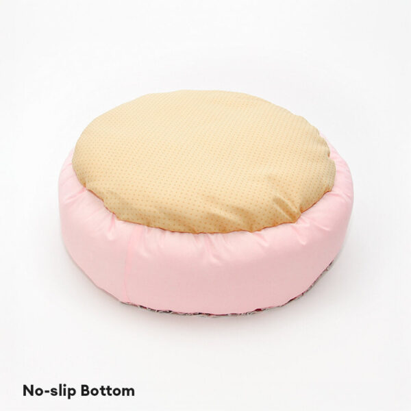 Vintage Pastoral Floral Cozy Round Cat Bed - Image 8