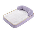 All Season Breathable Orthopedic Dog Bed with Waterproof Liner and Pillow