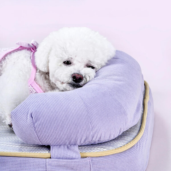 All Season Breathable Orthopedic Dog Bed with Waterproof Liner and Pillow - Image 11