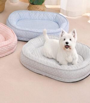 Cooling Comfort Elevated Donut Oval Dog Bed