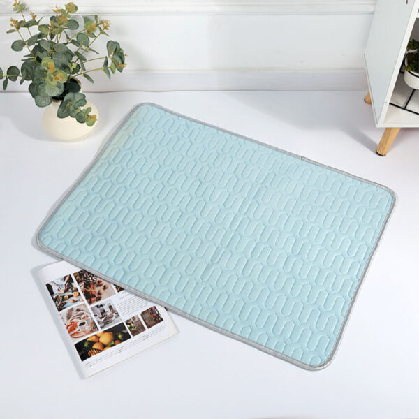 Cooling Washable Non-Slip Breathable Ice Silk Dog & Cat Mat - Image 14