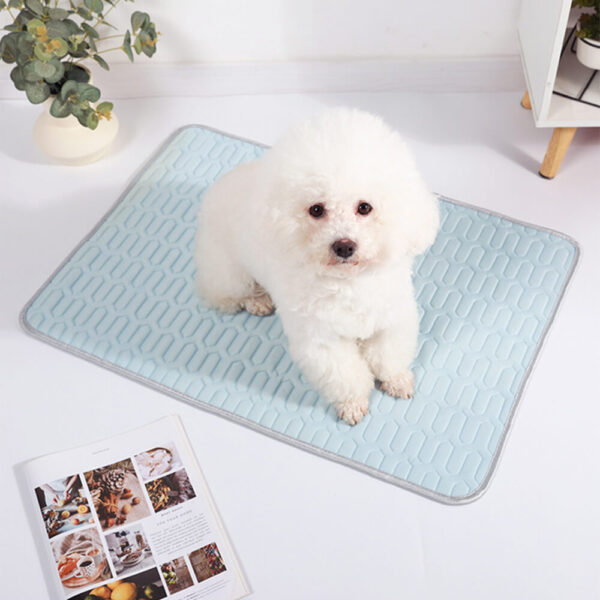 Cooling Washable Non-Slip Breathable Ice Silk Dog & Cat Mat - Image 4
