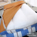 Cotton Full-Surround Dog & Cat Sofa Bed with Pillow
