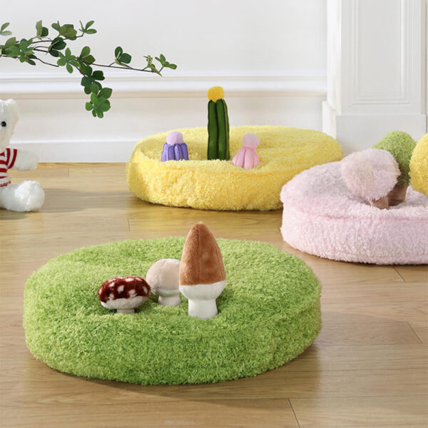 Jungle Explorer 2 in 1 Funny Plush Pet Bed - Nature Park - Image 2