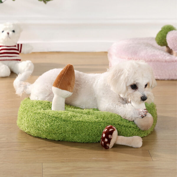 Jungle Explorer 2 in 1 Funny Plush Pet Bed - Nature Park - Image 7