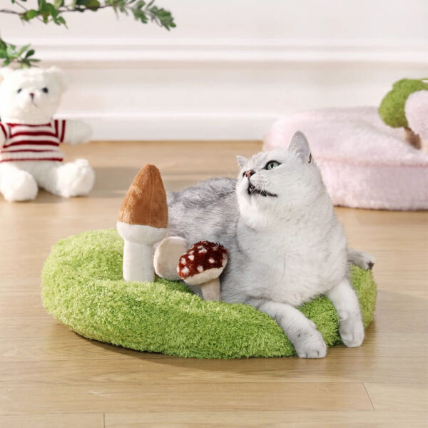 Jungle Explorer 2 in 1 Funny Plush Pet Bed - Nature Park - Image 4