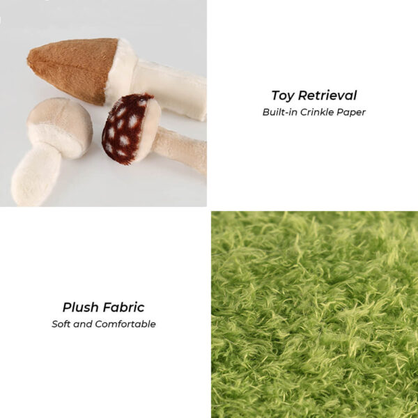 Jungle Explorer 2 in 1 Funny Plush Pet Bed - Nature Park - Image 5