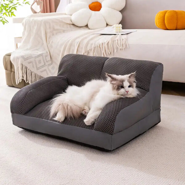 Large Breathable Scratch-Resistant Washable Cats & Dogs Sofa Bed - Image 5