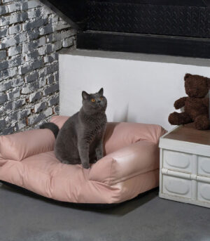 Luxury Waterproof Washable Supportive Bolster Dog & Cat Sofa Bed