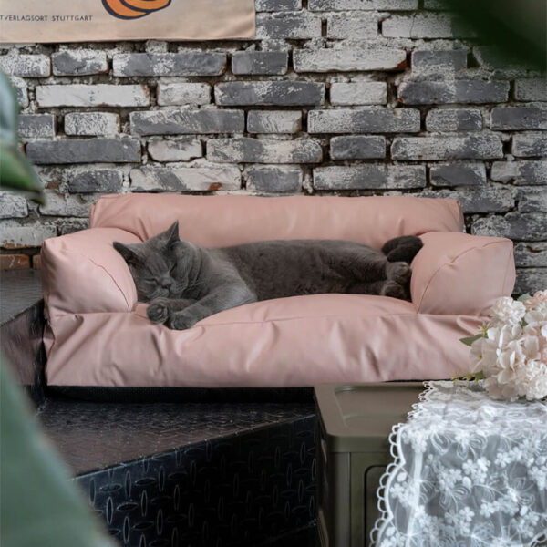 Luxury Waterproof Washable Supportive Bolster Dog & Cat Sofa Bed - Image 2
