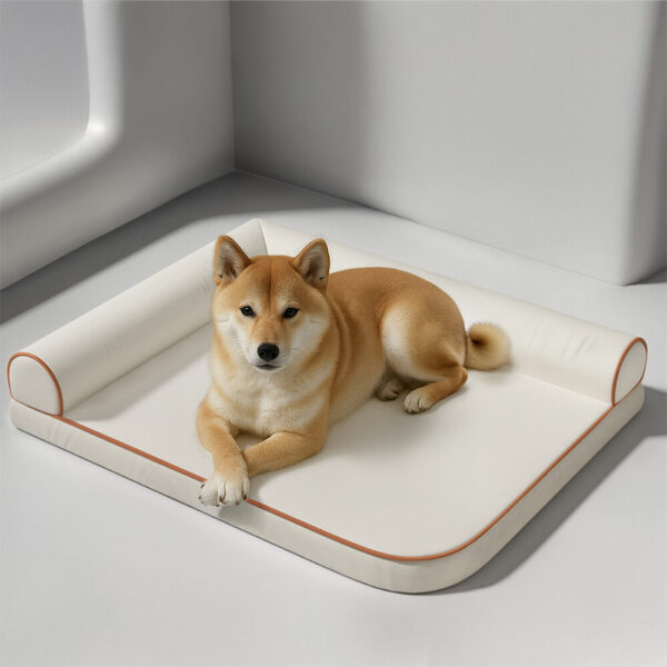 Orthopedic Scratch-Resistant Waterproof Tech Fabric Dog Bed - Image 5