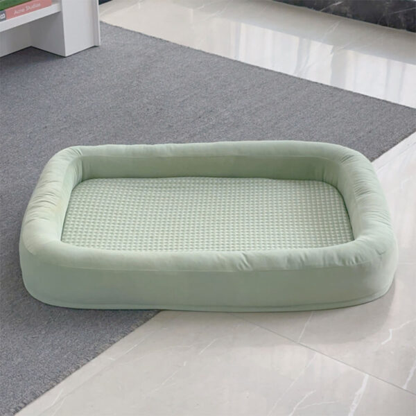 Soft Cooling Reversible Washable All-Season Oval Dog Bed - Image 11