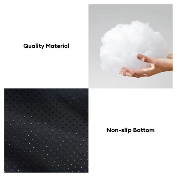 Ultra Plush Corduroy Anti-Anxiety Donut Dog Bed - Image 6