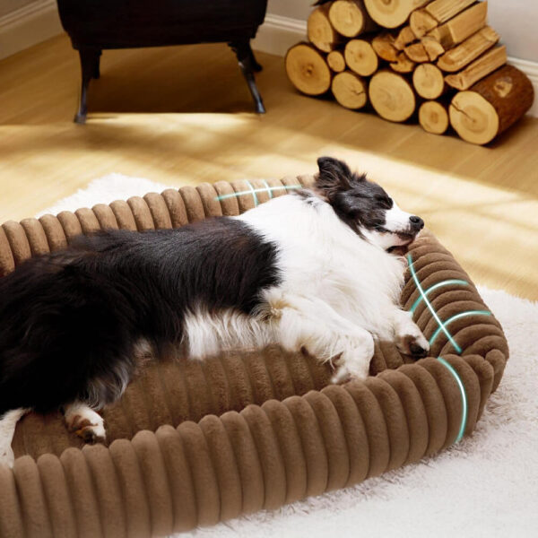 Warmth Cozy Four-Sided Orthopedic Support Bolstered Dog & Cat Bed - Image 2