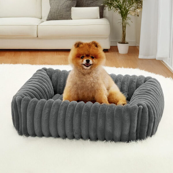 Warmth Cozy Four-Sided Orthopedic Support Bolstered Dog & Cat Bed - Image 6