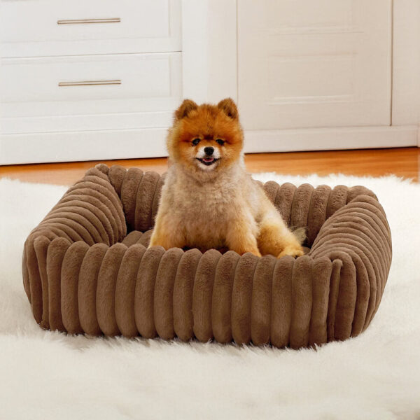 Warmth Cozy Four-Sided Orthopedic Support Bolstered Dog & Cat Bed - Image 7