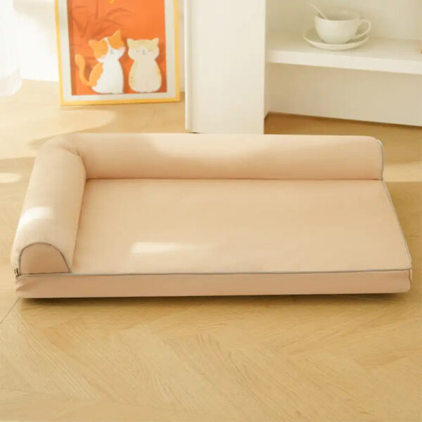 Waterproof Egg Foam Orthopedic Bed with L Bolster Sides Large Dog Bed - Image 12