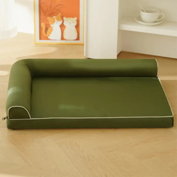 Waterproof Egg Foam Orthopedic Bed with L Bolster Sides Large Dog Bed - Image 10