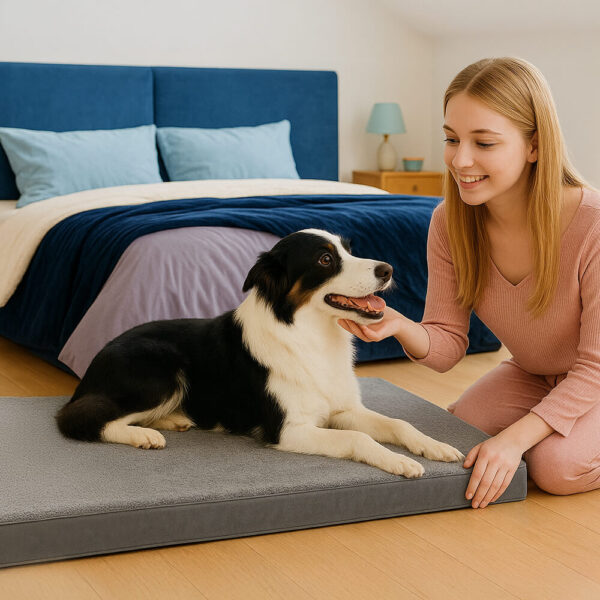 Waterproof Orthopedic Removable Memory Foam Large Dog Bed - Image 2