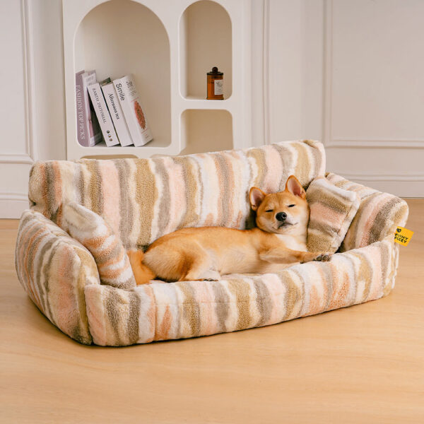 Nordic Fluffy Extra Large Cozy Dog & Cat Sofa Bed - Image 7