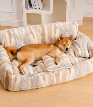 Nordic Fluffy Extra Large Cozy Dog & Cat Sofa Bed