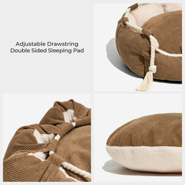 Playful Pull Rope Pet Bed Adjustable Chew-Resistant Dog & Cat Bed - Image 9