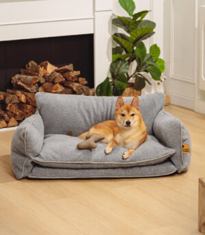 Soft Faux Lambswool Double Layer Dog & Cat Sofa Bed