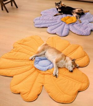 Super Large Flower Shape Human Mat Dog Blanket